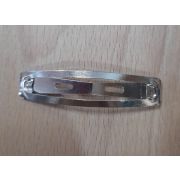 03.09 Заготовка для заколок 5 см. изгиб-прямоугольник никель DC-226