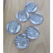 Пуговицы 250 23мм серо-голубые