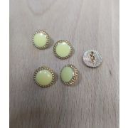 Пуговицы1050 12мм золото с желтым