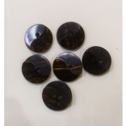 Пуговицы1284 16мм т. коричневый