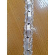 Кружево капрон с атлас лентой