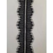 Кружево французское 60мм черное