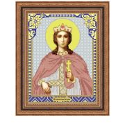 Рисунок «Св.Серафим» , «Св.Екатерина» на ткани для вышивания бисером 20*26см
