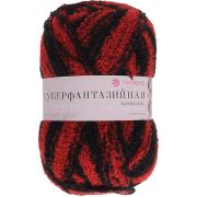 Пряжа «Суперфантазийная» 360гр. 830м. 50%шерсть, 48% акрил, 2% полиамид. секционная, буклированная