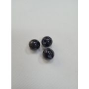 Пуговицы1317 - 8,5 мм. черный