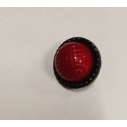 Пуговицы 128 14мм черно- красный