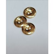 Пуговицы 078 15мм. металл золото