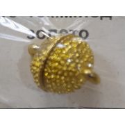 02.20 Замок на магните «Шар» 13*18мм.под золото