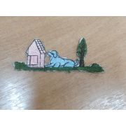 05.02 Термонаклейки «Собачка с будкой» 3*8см.