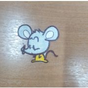 04.09 Термонаклейка «Мышка» 5*6см.