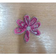 03.09 Термоапликация «Цветок розовый»  5*5см.