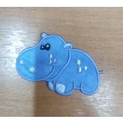 01.17 Термоапликация «Бегемот» 5,5*7см.