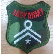03.11  Термонаклейка «LADY ARMY» 7*9СМ.