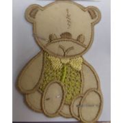 11.10 Термоапликация «Мишка».бежевый 4,5*7см.