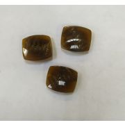 Пуговицы1421 17*20мм хаки блеск