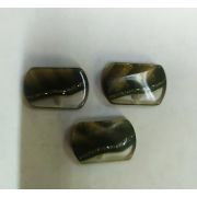 Пуговицы1422 15*23мм хаки прозрачный