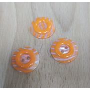 Пуговицы 322 20мм оранжевые