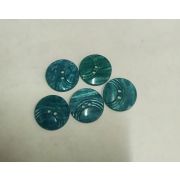 Пуговицы1472 17мм бирюза