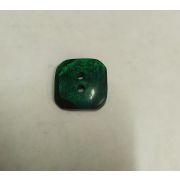 Пуговицы1485 18мм изумруд квадрат