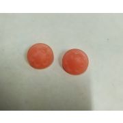 Пуговицы1487 15мм розовый цветок