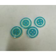 Пуговицы1499 13мм голубой белый ободок