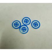 Пуговицы1500 13мм синий белый ободок