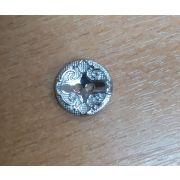 Пуговицы 312 15ммсеребро узор