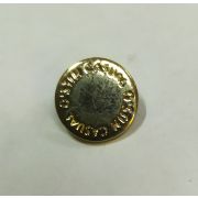 Пуговицы1555 13мм металл надпись