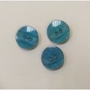 Пуговицы 823 13мм голубой блеск