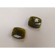 Пуговицы1181 11*14мм хаки блеск