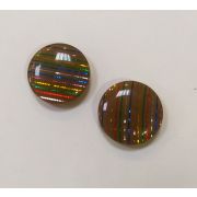 Пуговицы1241 23мм какао полосы цветные
