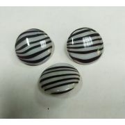 Пуговицы 201 22мм зебра