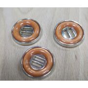 Пуговицы 776 25мм оранжевый металл