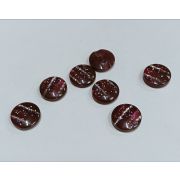 Пуговицы 025 14мм.бордо