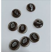 Пуговицы 031 14мм коричневый