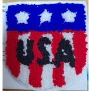 07.02 Нашивка «USA» 7,5*7см