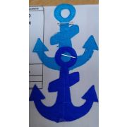 07.07 Термоаппликация «Якорь» 4,3*4см