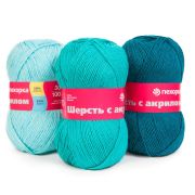 Пряжа «Шерсть с акрилом» 100гр.300м.50% шерсть, 50% акрил
