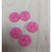 Пуговицы 430 14мм т. розовый