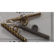 02.20 Застежка палочка для бус бронза