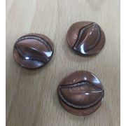 Пуговицы 593 23мм т.коричневый