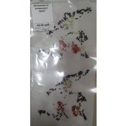 Термотрансфер клеевой из метал.страз «Дама» 10*10см.