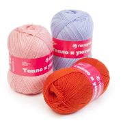 Пряжа «Тепло и уютно» 100гр. 400м. 100% шерсть