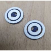 Пуговицы 711 20мм бело-синий