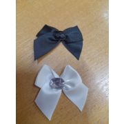 Бантик со стразой 35мм.