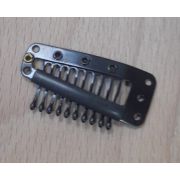 03.07 Заготовка для заколки 18*36мм. черная металл  DC-218